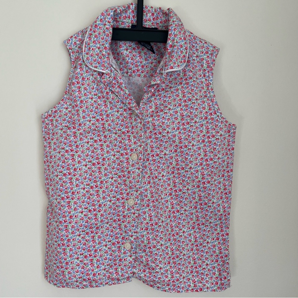 Ralph Lauren Girls Sleeveless Button Up